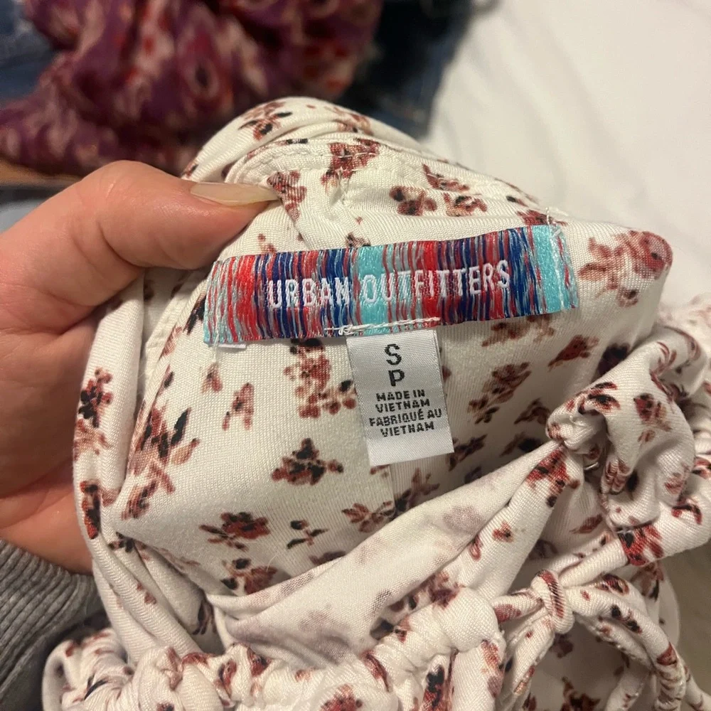 Urban Outfitters Floral Ruffle Mini Dress - Picture 4 of 4